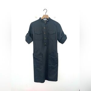 EMERSON FRY Gray Mock Neck Mini Dress Size 4